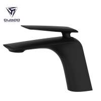 Sanitary Plumbing Matte Black Bathroom Mixer Faucet