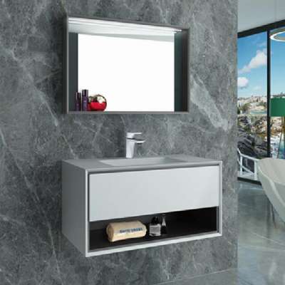 Beray modern elegant small-size design sanitary bathroom vanity cabinet with single wash basin